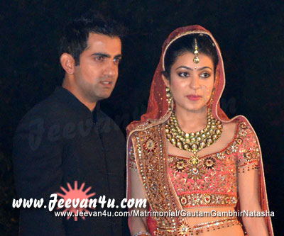 Gautam Gambhir Wedding Pics